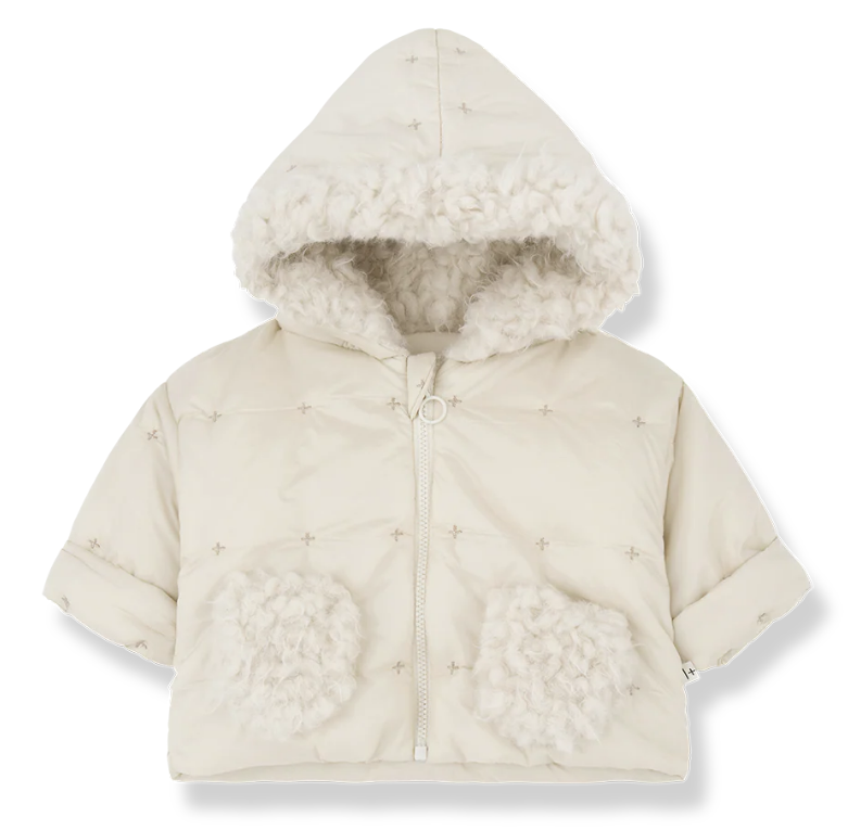 1+ IN THE FAMILY BENJAMIN PADDED HOODED JACKET(3M-24M)