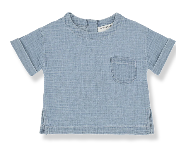 1+ IN THE FAMILY BENEDETTO SHIRT (6M-24M)
