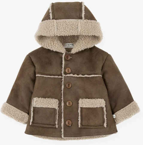 1+ IN THE FAMILY JOHAN HOODED JACKET (18M-48M)
