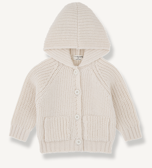 1+ IN THE FAMILY MORTEN NB HOODED JACKET (3M-24M)