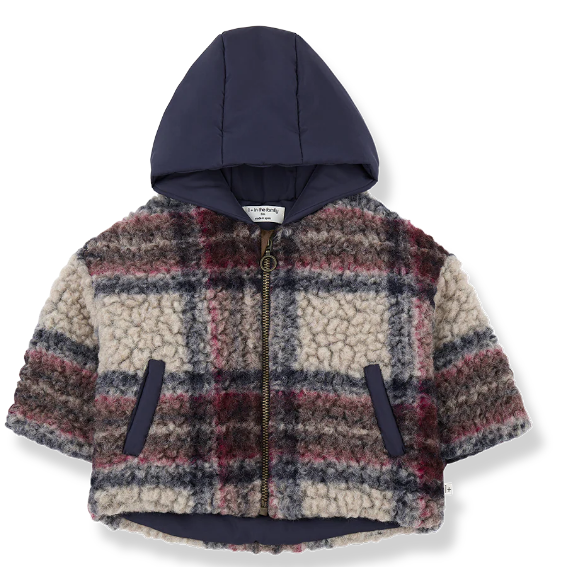 1+ IN THE FAMILY HANS HOODED JACKET (12M-48M)