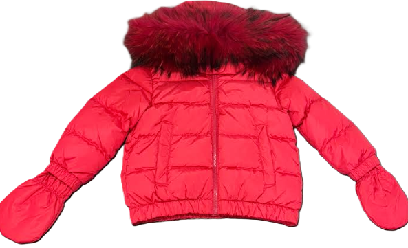 ADD DOWN JACKET W/DETACH HOOD (18M-3Y)