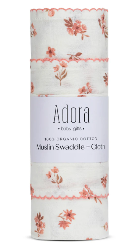 ADORA FLORAL SWADDLE (OS)