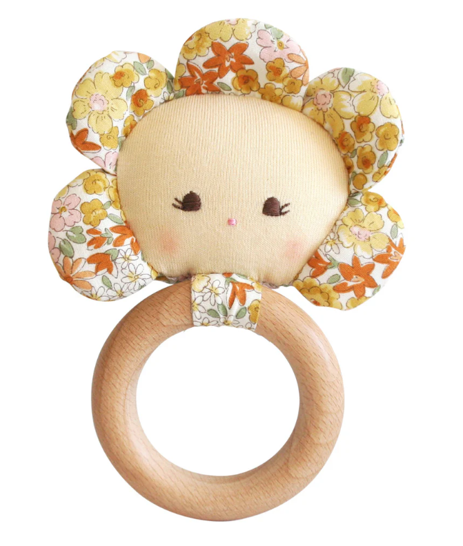 ALIMROSE FLOWER BABY TEETHER (OS)