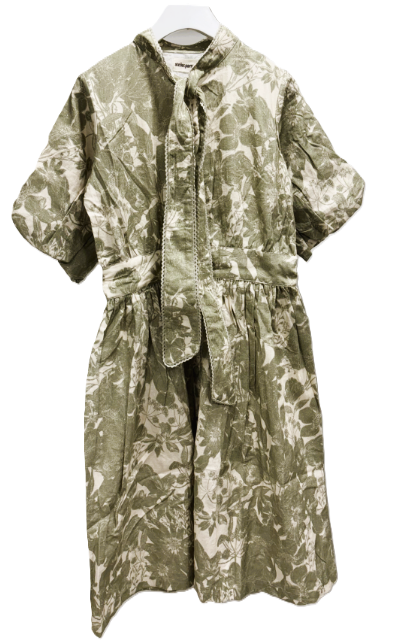 ATELIER PARSMEI BOW TIE DRESS W/BUB SLEEVE(12-20Y)