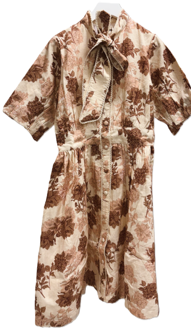 ATELIER PARSMEI BOW TIE DRESS W/BUB SLEEVE(12-20Y)