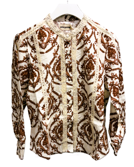 ATELIER PARSMEI HIGH NECK LS BLOUSE (12-20Y)