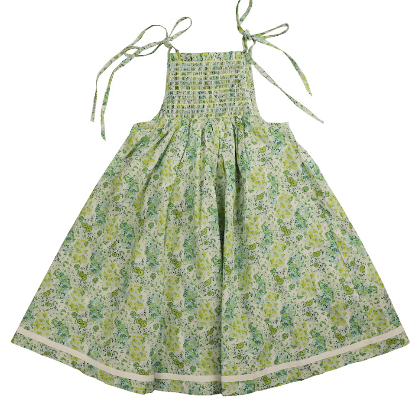BELATI SPAGHETTI STRAPS SMOCK DRESS (2-8Y)