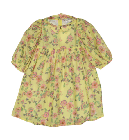 BEBE ORGANIC 3/4 SLEEVE SOPHIA DRESS (6-12Y)