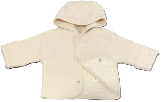 BEBE ORGANIC BEBE HEART JACKET (3M-9M)