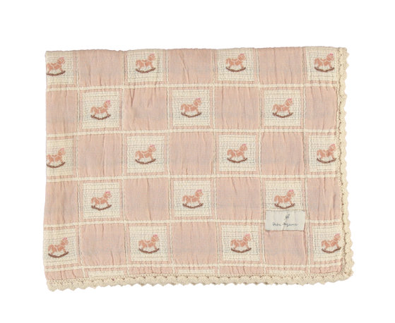 BEBE ORGANIC CUDDLE HORSE BLANKET (OS)