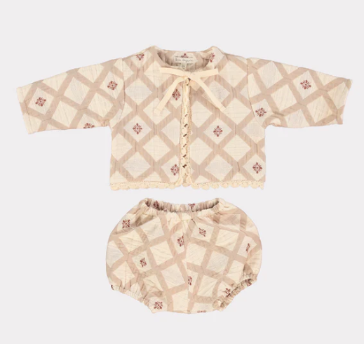 BEBE ORGANIC JOAN BABY SET (6M-24M) BEBE ORGANIC JOAN BABY SET (6M-24M)