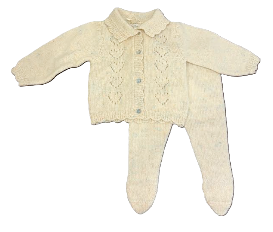 BEBE ORGANIC MIKA CARDIGAN W/LEGGINGS (3M-6M)