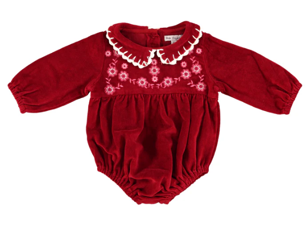 BEBE ORGANIC MILLIE ROMPER (12M-24M)