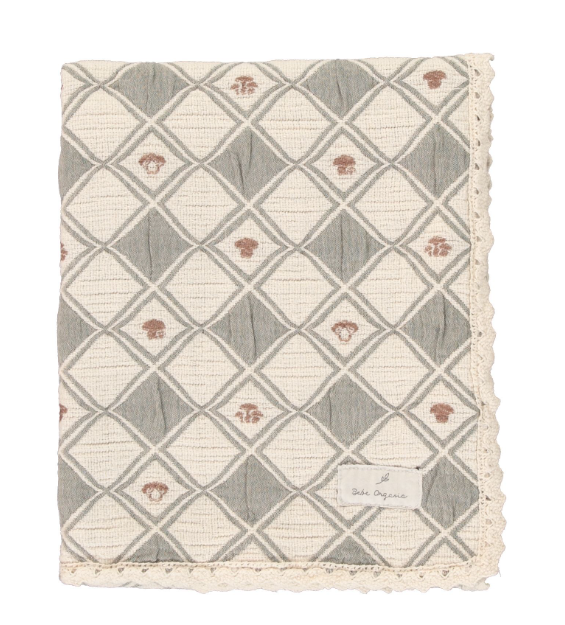 Bebe Organic Mushroom Blanket - Taupe