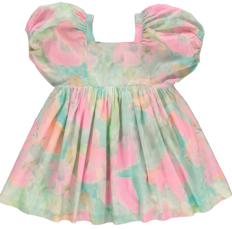 BEBE ORGANIC VIOLETTA CLOSED NECK DRESS(2-5Y)