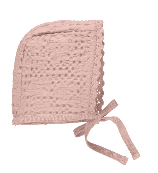 BEBE ORGANIC WAFFLE BONNET (NB-9M)