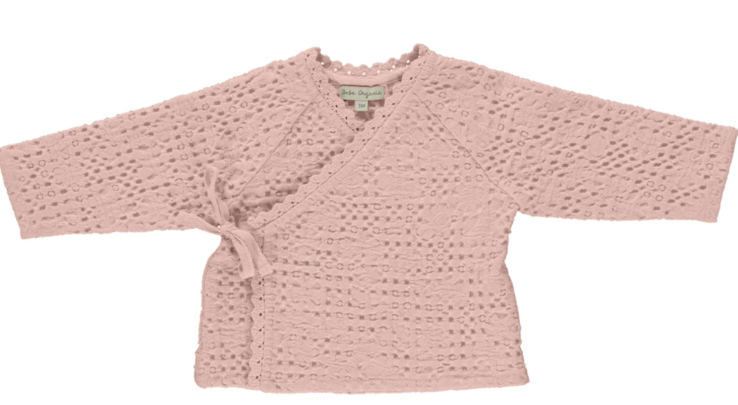 BEBE ORGANIC WAFFLE JACKET (NB-12M)