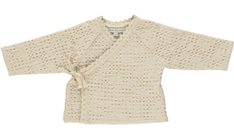 BEBE ORGANIC WAFFLE JACKET (NB-12M)