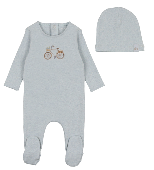 BEE & DEE VINTAGE FOOTIE W/BEANIE (3M-12M)