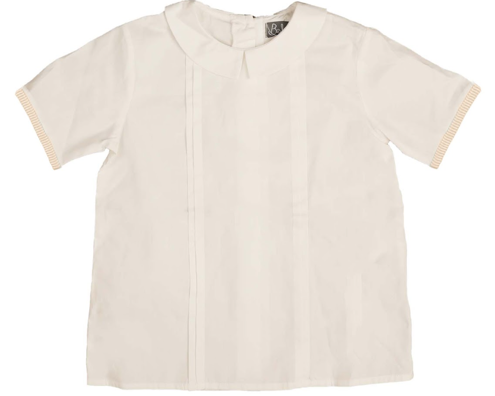 BELATI CONTRAST WITH TUCKS SHIRT (2-5Y)