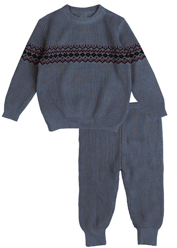 BELATI INTARSIA KNIT BABY SET (9M-2Y)