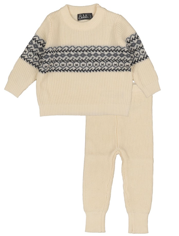 BELATI INTARSIA KNIT BABY SET (9M-2Y)