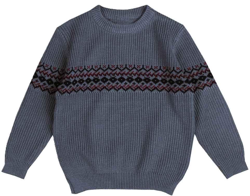 BELATI INTARSIA KNIT TOP (2-16Y)