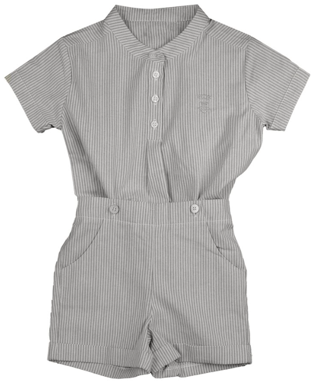 BELATI MANDARIAN COLLAR SHIRT & SHORTS (2-6Y)