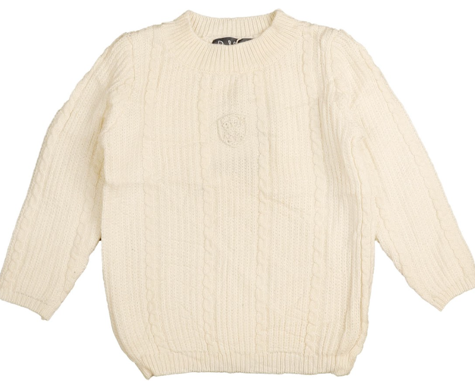 BELATI MOCKNECK CABLE KNIT TOP (2-18Y)