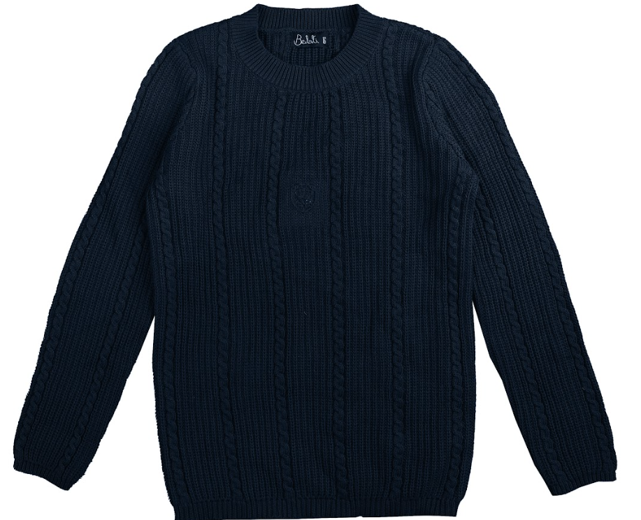 BELATI MOCKNECK CABLE KNIT TOP (2-18Y)