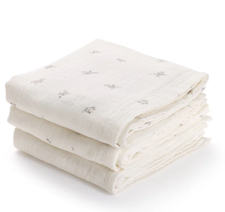 BELLE ENFANT 3PP MUSLIN SQUARES