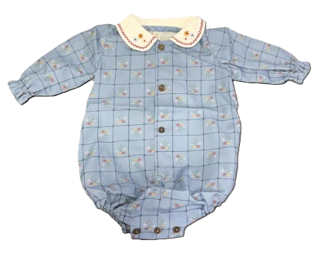 BIRINIT PETIT EMBROIDERED ROMPER (6M-2Y)