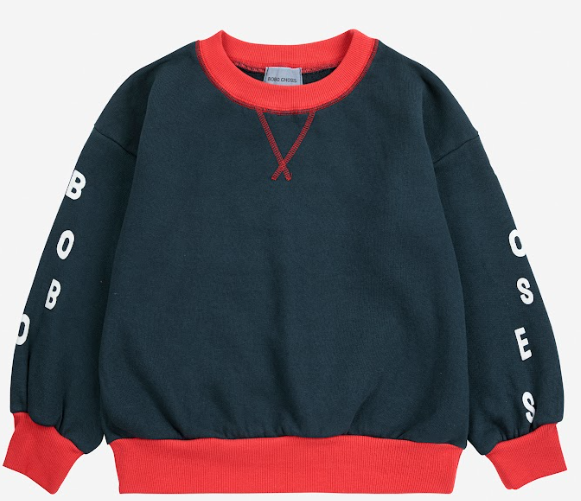 BOBO CHOSES COLOR BLOCK SWEATSHIRT(2-11Y)
