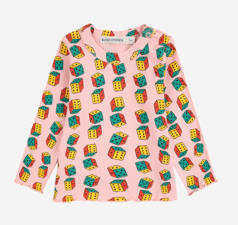 BOBO CHOSES DICES TSHIRT (12M-24M)