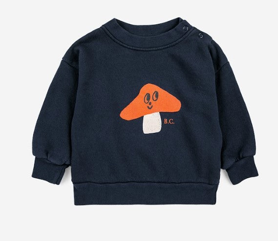 BOBO CHOSES MR MUSHROOM SWEATSHIRT(12M-24M)