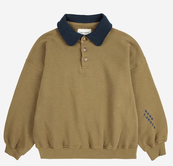 BOBO CHOSES POLO SWEATSHIRT (2-13Y)