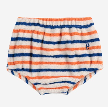 BOBO CHOSES STRIPED TERRY BLOOMER(6M-24M)