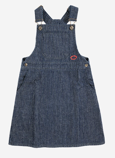 BOBO CHOSES TIC TAC TOE DENIM DRESS (2-9Y)