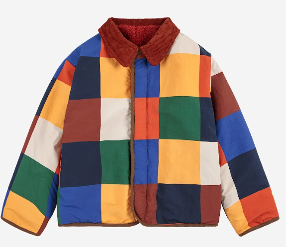 BOBO CHOSES TILES REVERSIBLE JACKET (2-5Y)