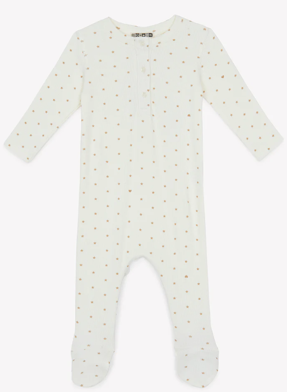 BONTON  1PC PAJAMAS (1M-6M)