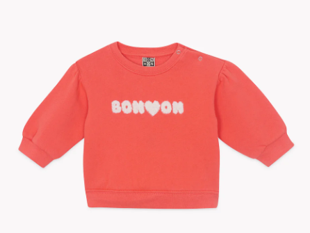 BONTON LYSBB BOUCLETTE SWEAT TOP (6M-3A)