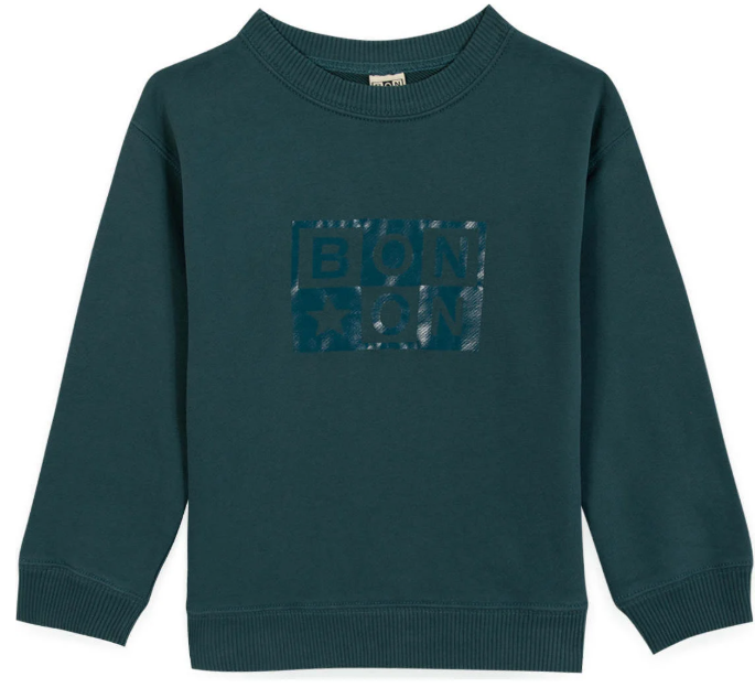 BONTON SMILE LOGO SWEAT TOP (2-8A)