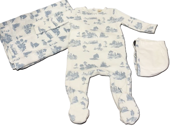 BUBANI AOP COUNTRYSIDE 3PC SET (3M-6M)