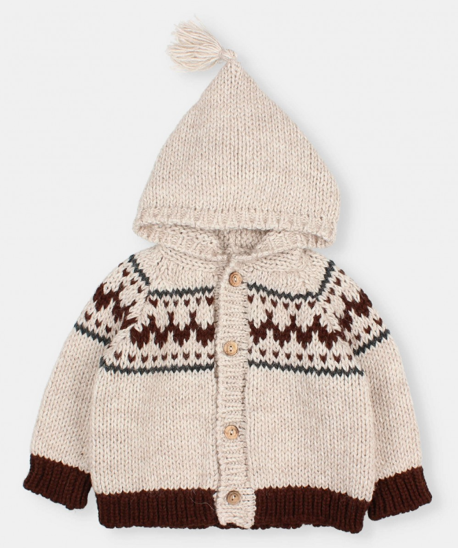 BUHO BB FOLK CARDIGAN (9M-24M)