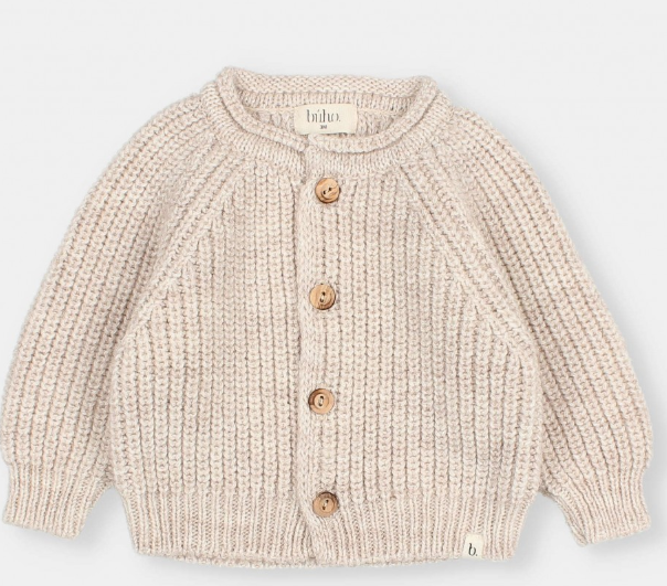 BUHO BB SOFT KNIT CARDIGAN (6M-24M)