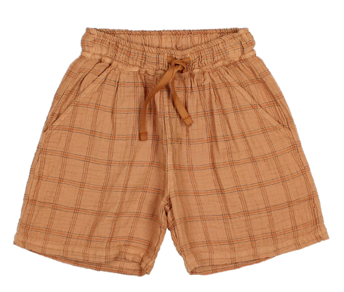 BUHO CHECK BERMUDA SHORTS (2-3Y)