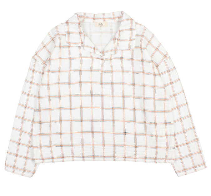 BUHO CHECK SHIRT (2-8Y)