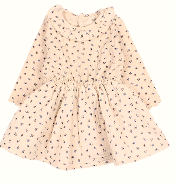 BUHO FALL COMBI DRESS (2-8Y)