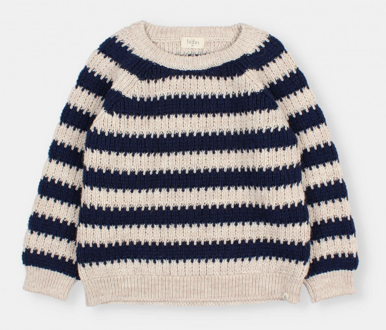 BUHO STRIPES JUMPER (2-14Y)